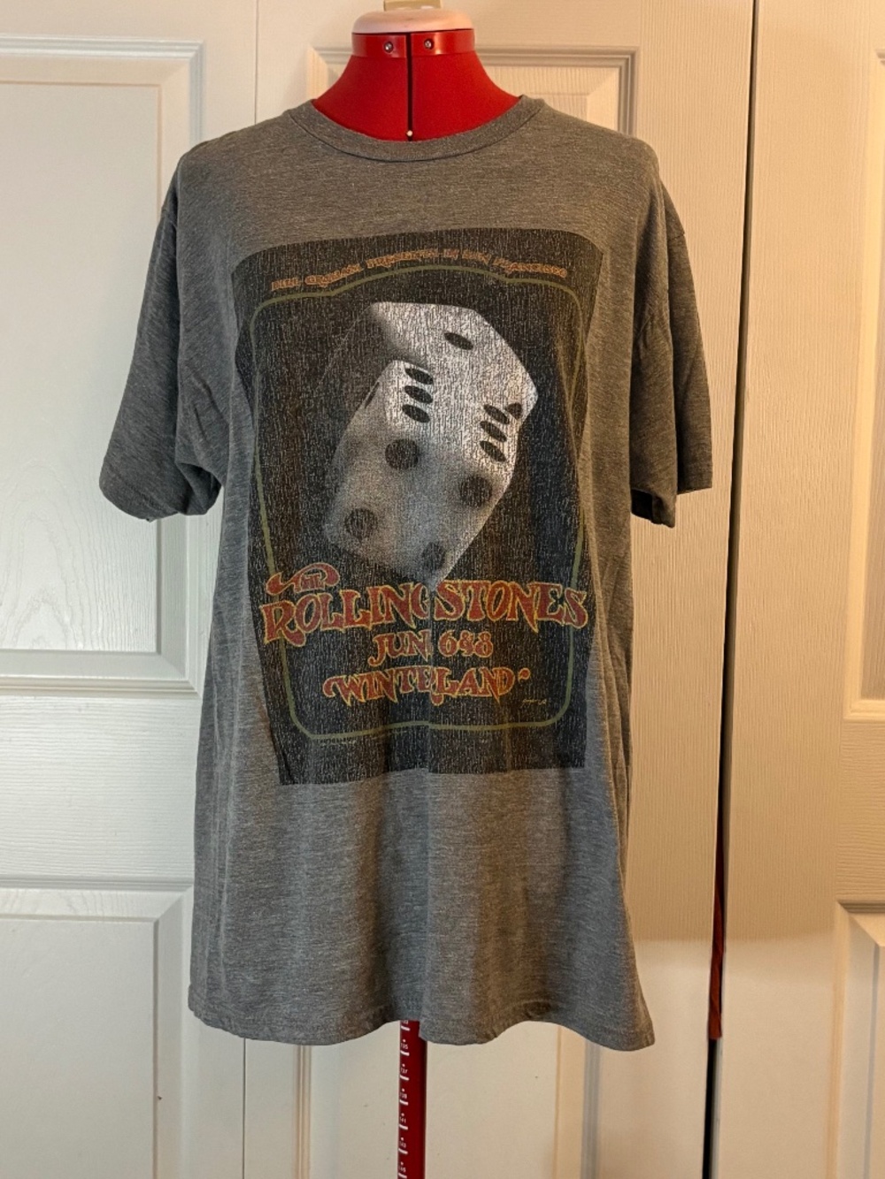 Rolling Stones Dice T-shirt by The Original Retro Brand XL